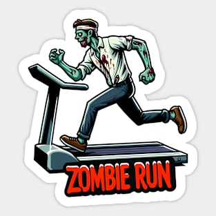 Zombie Run Sticker